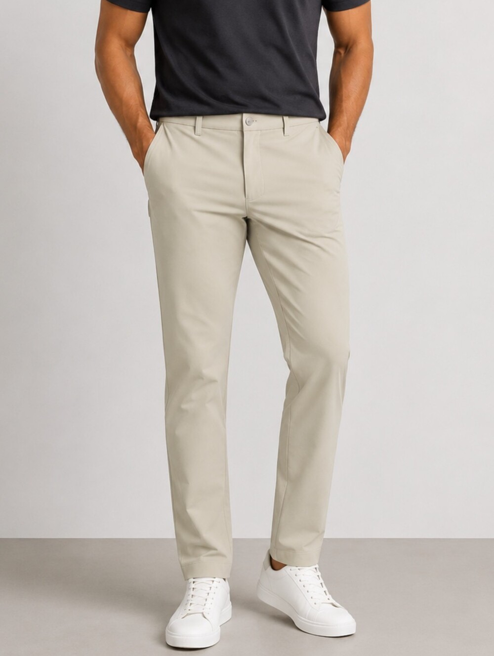 Lululemon ABC Slim-Fit Trouser Size 32 Warpstreme Trench Khaki Stretch Pant